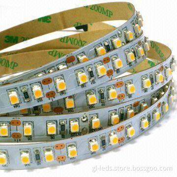 3528 SMD LED Strip, White 5m, Input Voltage of 12/24V DC, Can be in Waterproof IP67/IP68
